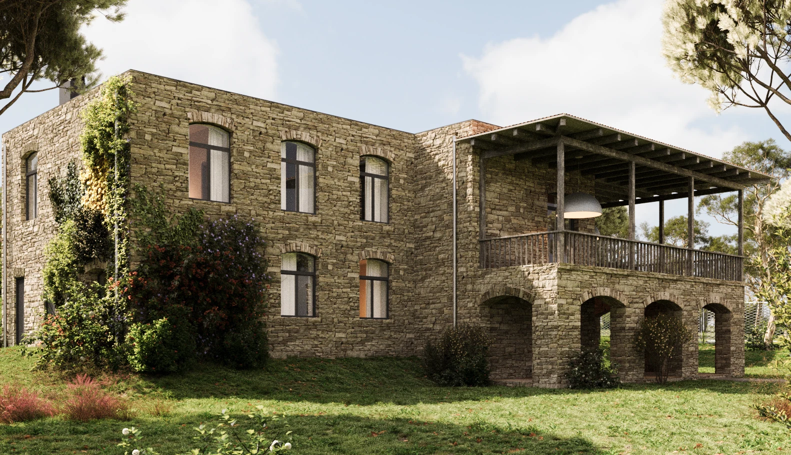 Villa 01 — architectural view 3